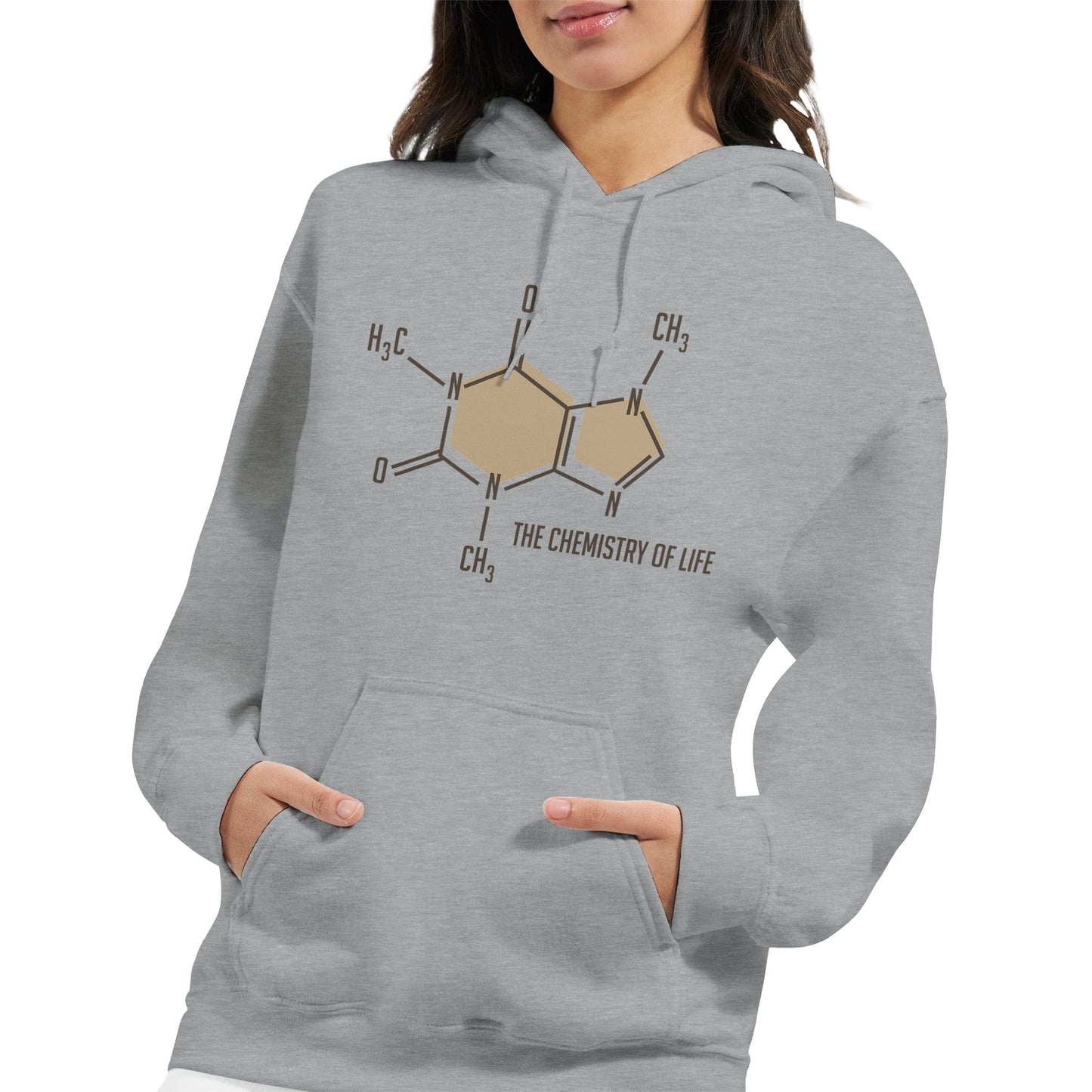 Good Bean Gifts "The Chemistry of Life" - Unisex Pullover Hoodie Sports Grey / S
