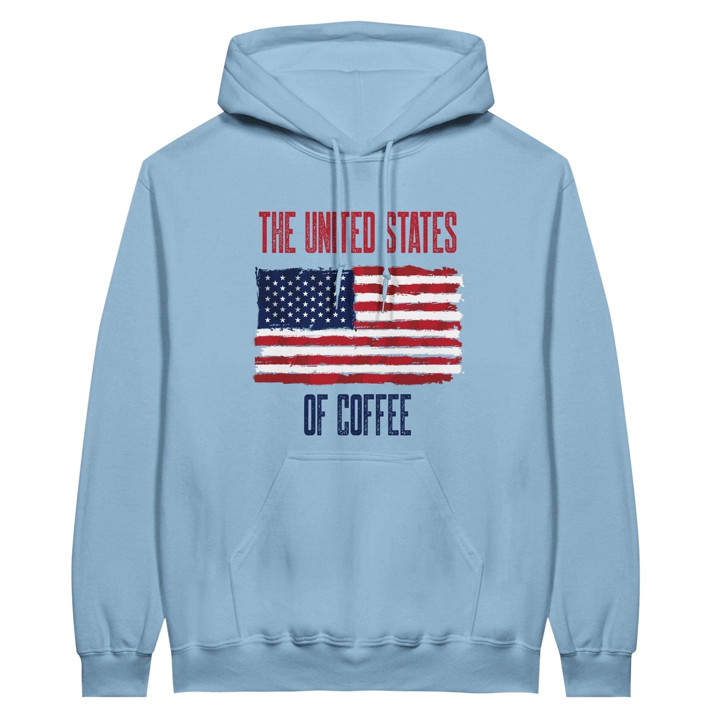 Good Bean Gifts "United State of Coffee" Classic Unisex Crewneck Sweatshirt - Classic Unisex Pullover Hoodie Light Blue / S