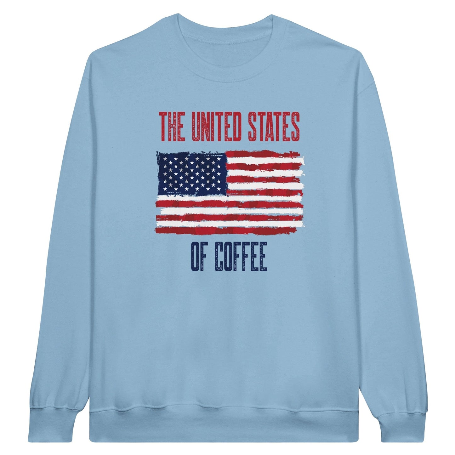 Good Bean Gifts "United State of Coffee" Classic Unisex Crewneck Sweatshirt Light Blue / M
