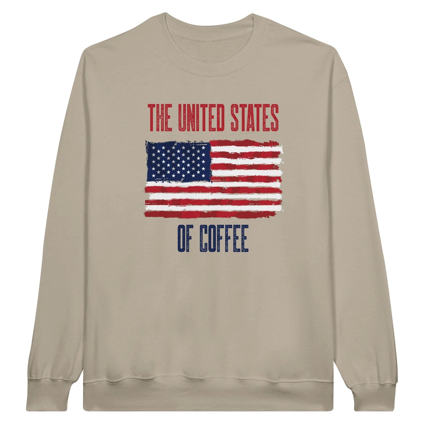 Good Bean Gifts "United State of Coffee" Classic Unisex Crewneck Sweatshirt M / Sand