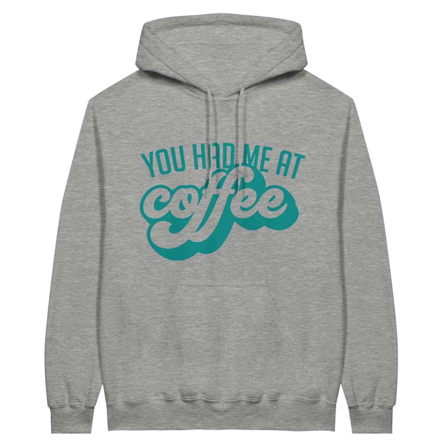 Good Bean Gifts "You Had Me at Coffee" - Classic Unisex Pullover Hoodie Ash / S