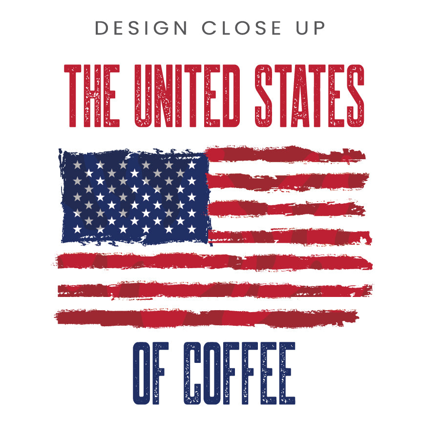 "United State of Coffee"  Classic Unisex Crewneck Sweatshirt