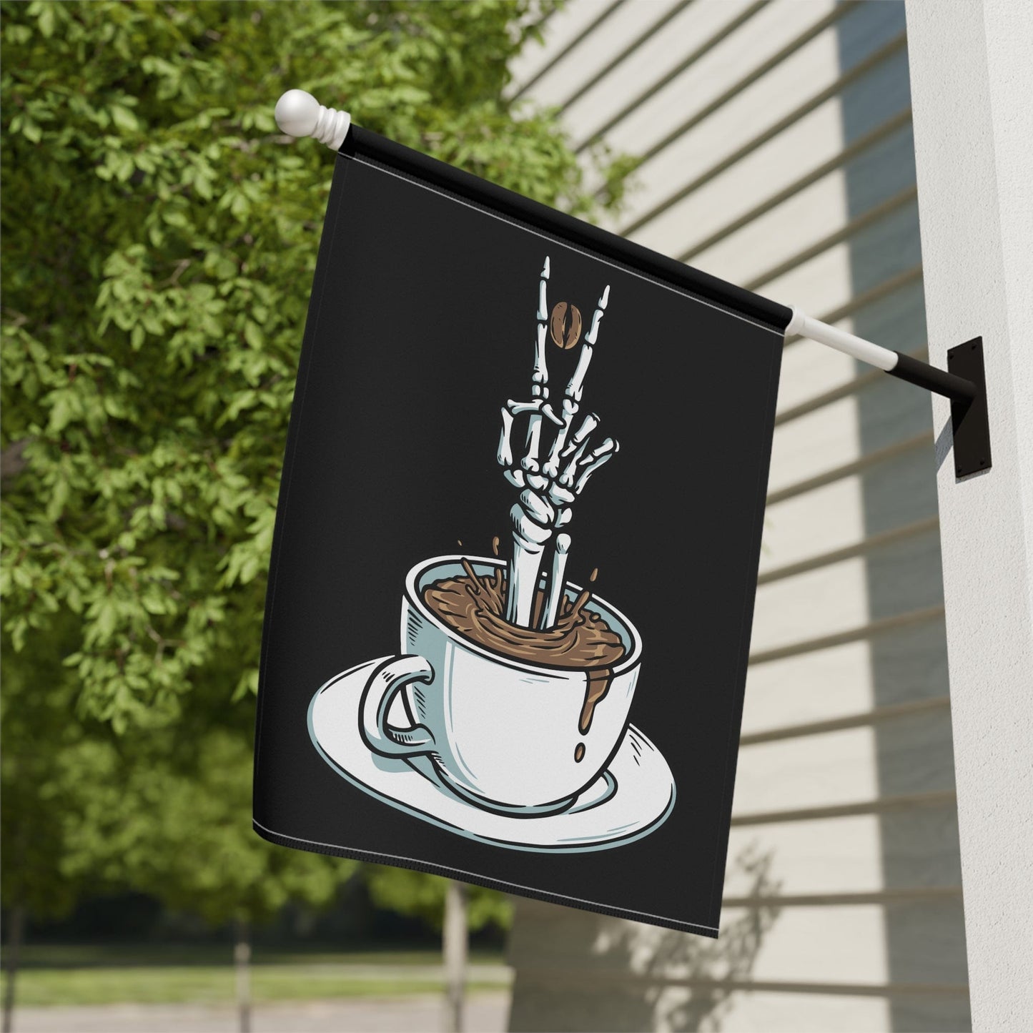 Good Bean Gifts "Bone Brew" House Banner (Black background) 24.5'' × 32''