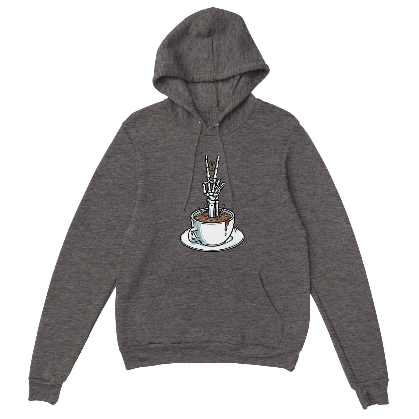 Good Bean Gifts "Bone-Chiller Brew" Pullover Hoodie Charcoal Heather / XS