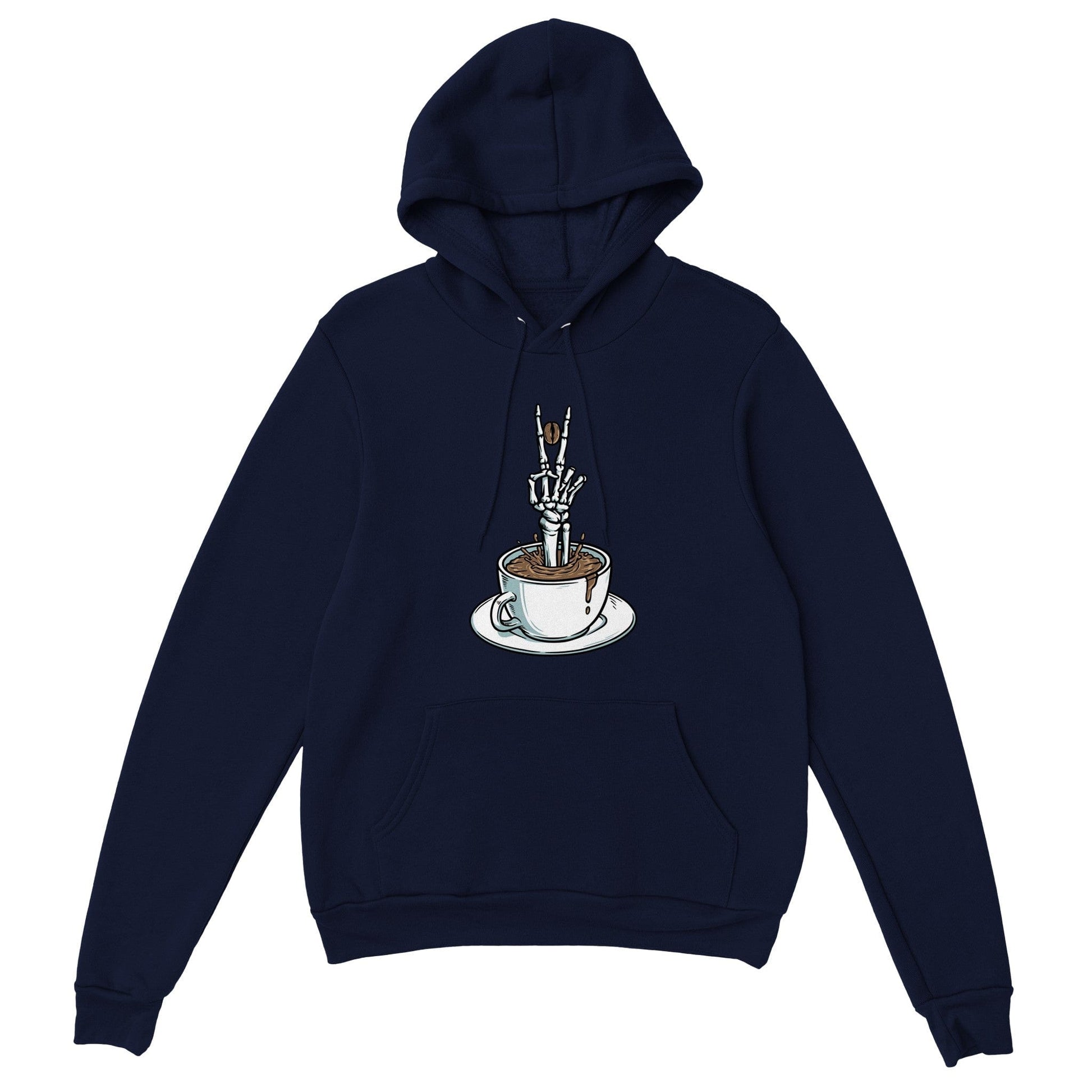 Good Bean Gifts "Bone-Chiller Brew" Pullover Hoodie Navy / XS