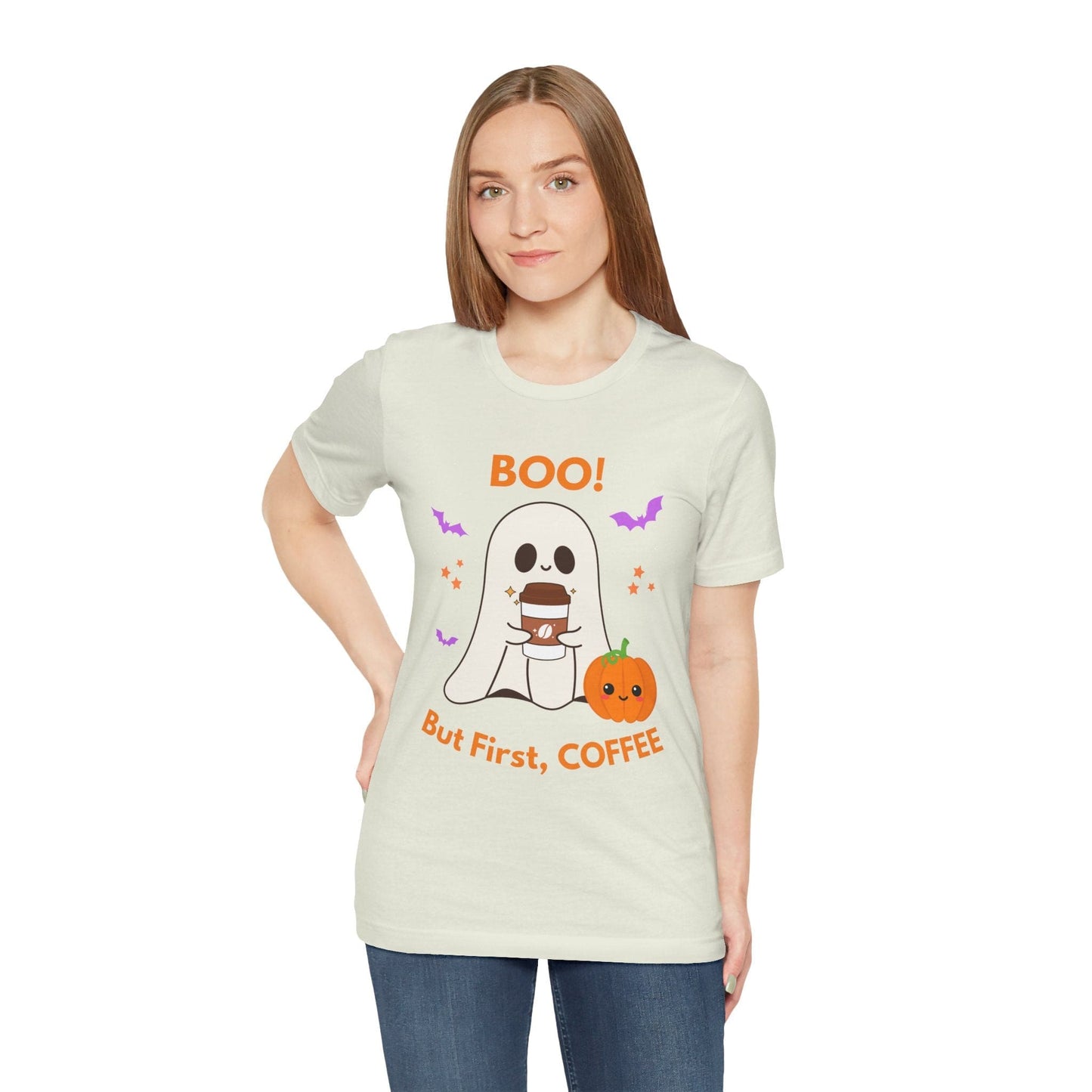 Good Bean Gifts BOO! But First, Coffee T- Shirt Citron / XS