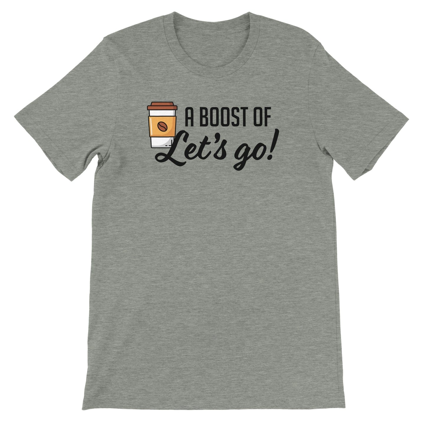 Good Bean Gifts "Boost of Let's Go! - Unisex Crewneck T-shirt | Bella + Canvas 3001 Athletic Heather / S