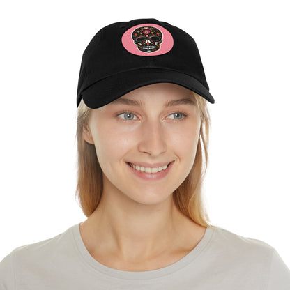 Good Bean Gifts Caffeinated Sugar Skull Dad Hat for Coffee Lover