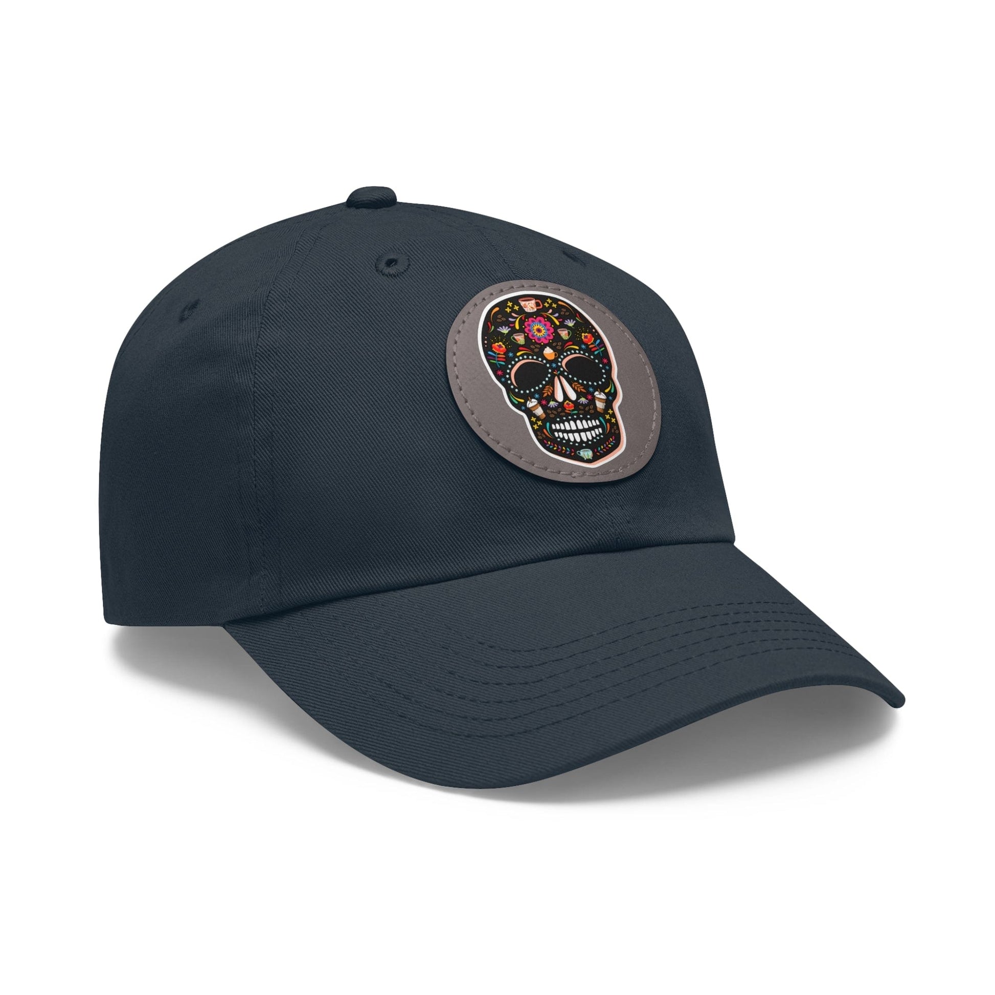 Good Bean Gifts Caffeinated Sugar Skull Dad Hat for Coffee Lover