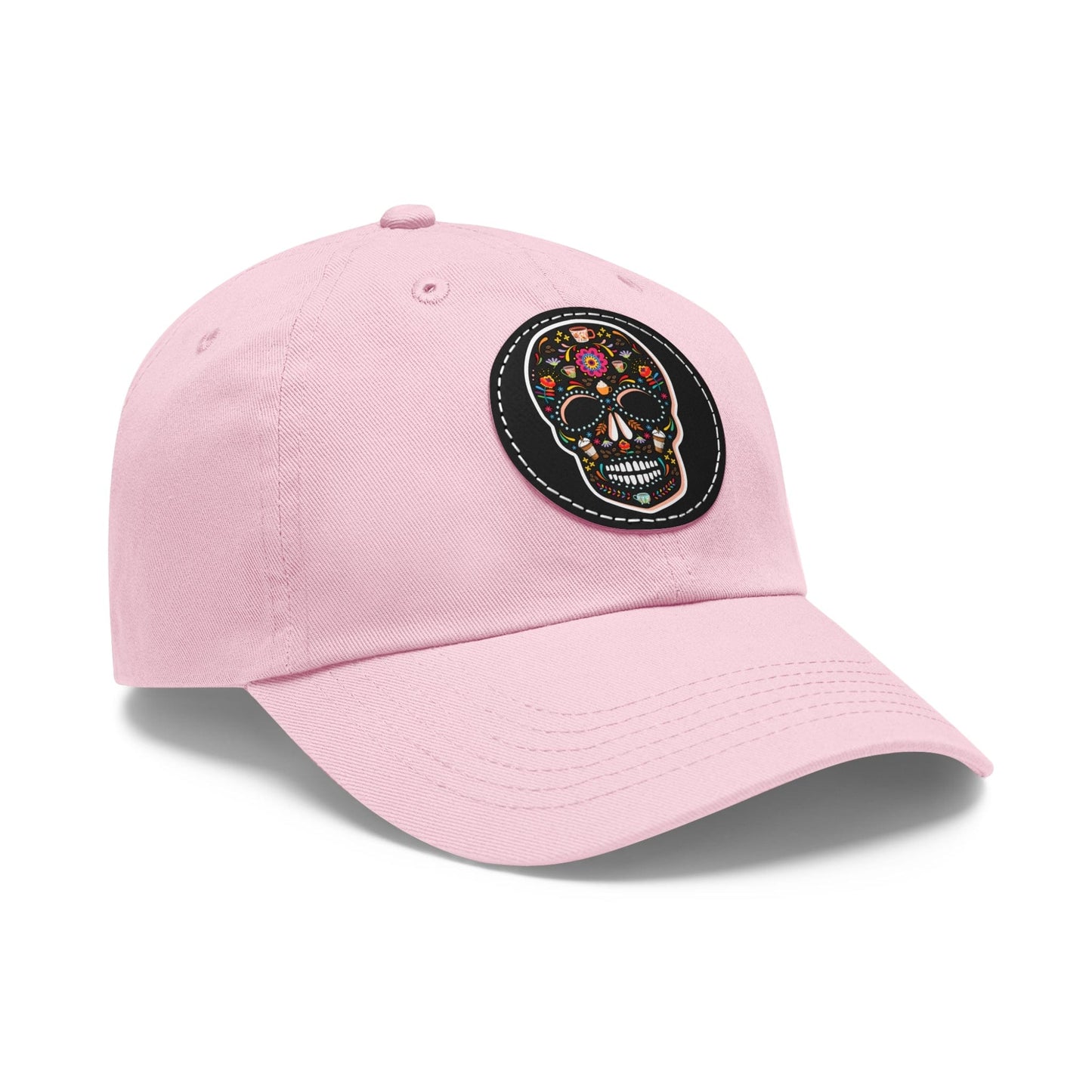 Good Bean Gifts Caffeinated Sugar Skull Dad Hat for Coffee Lover