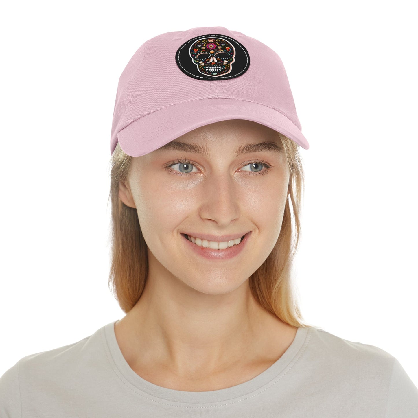 Good Bean Gifts Caffeinated Sugar Skull Dad Hat for Coffee Lover