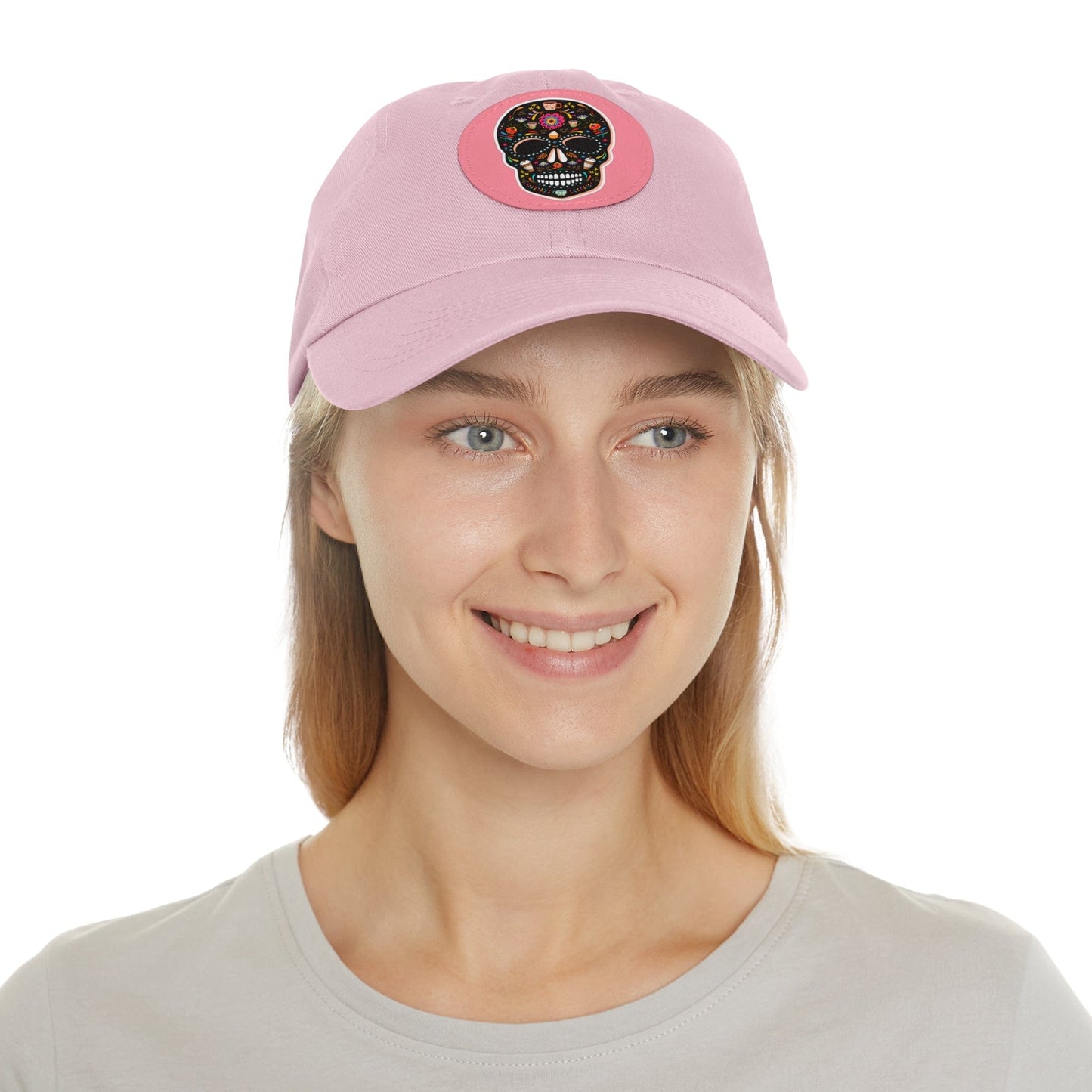 Good Bean Gifts Caffeinated Sugar Skull Dad Hat for Coffee Lover