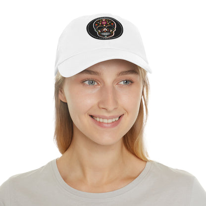 Good Bean Gifts Caffeinated Sugar Skull Dad Hat for Coffee Lover