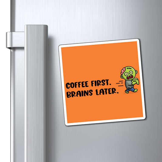 Good Bean Gifts "Caffeine & Carnage" Magnets 4" × 4"