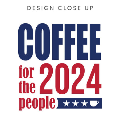 Good Bean Gifts "Coffee 2024 - For The People " Classic Unisex Pullover Hoodie