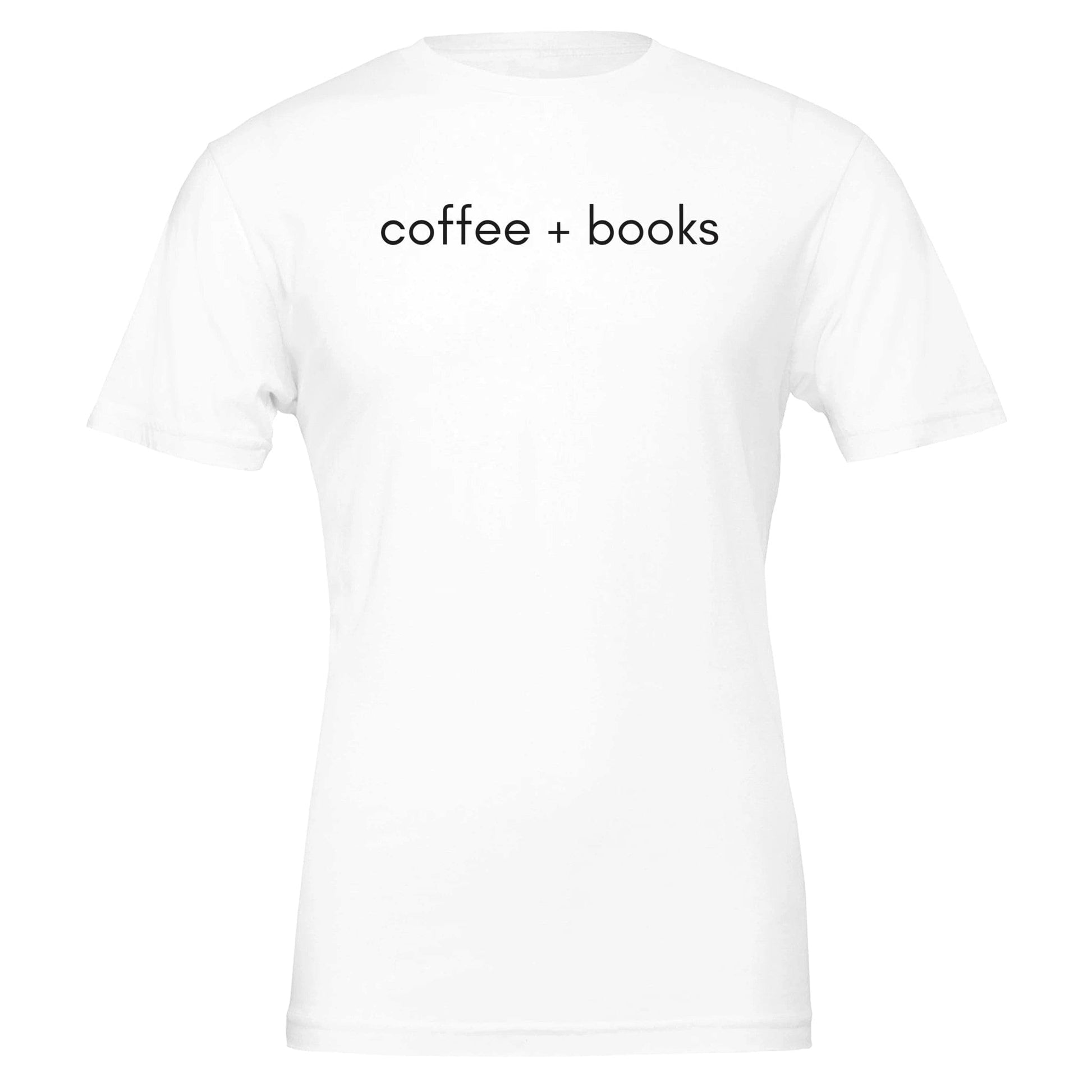 Good Bean Gifts Coffee + Books Unisex T-Shirt – Perfect Blend for Coffee and Book Lovers