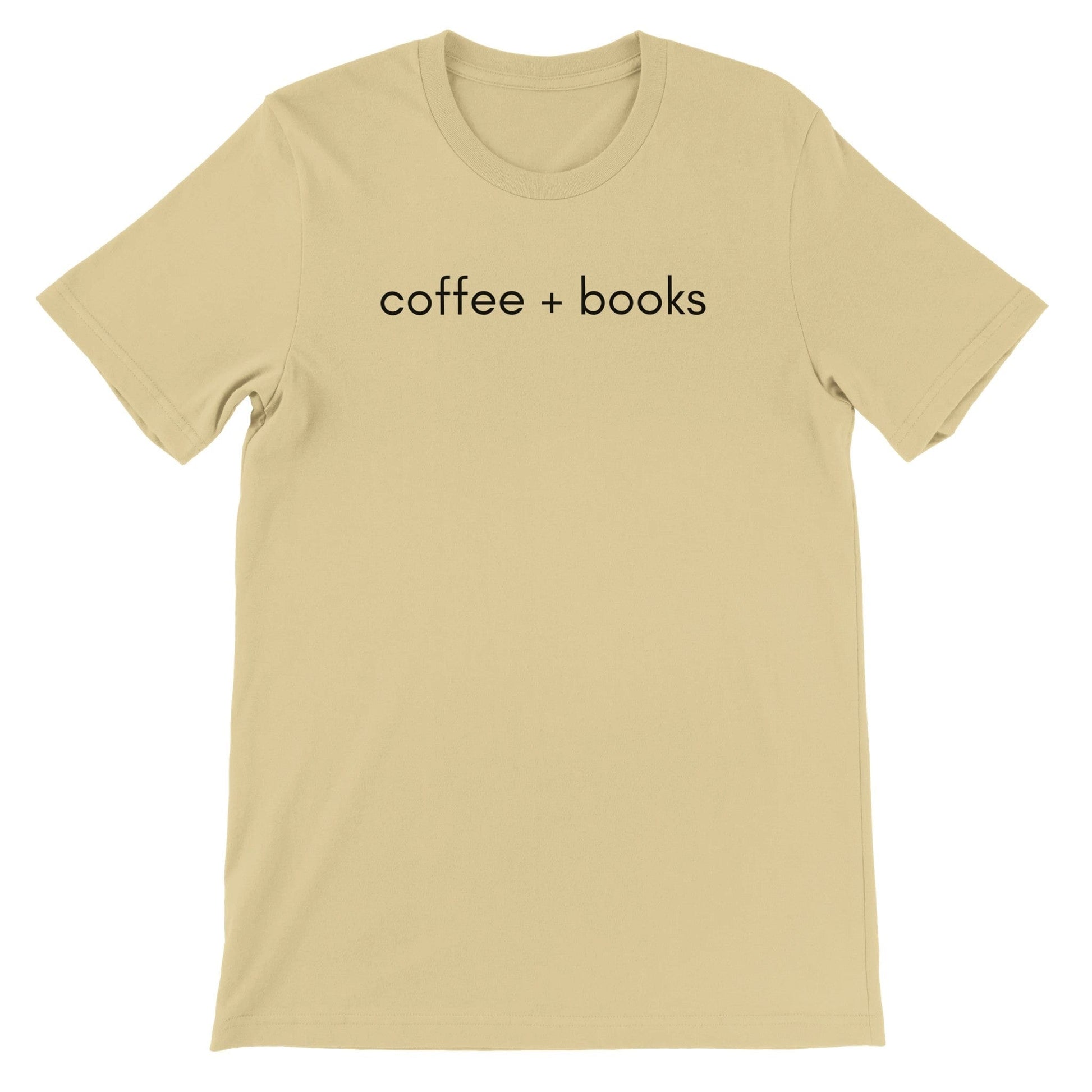 Good Bean Gifts Coffee + Books Unisex T-Shirt – Perfect Blend for Coffee and Book Lovers