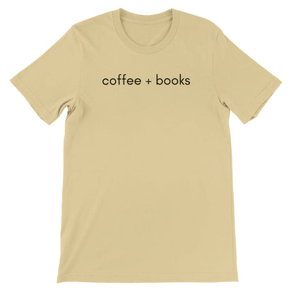 Good Bean Gifts Coffee + Books Unisex T-Shirt – Perfect Blend for Coffee and Book Lovers