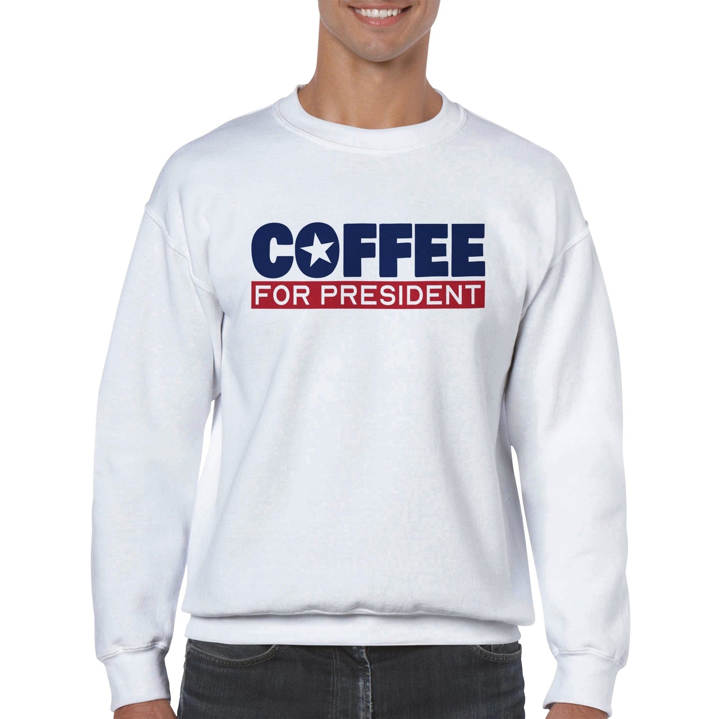 Good Bean Gifts Coffee For President - Classic Unisex Crewneck Sweatshirt