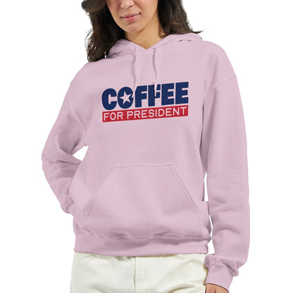 Good Bean Gifts "Coffee For President" -Classic Unisex Pullover Hoodie