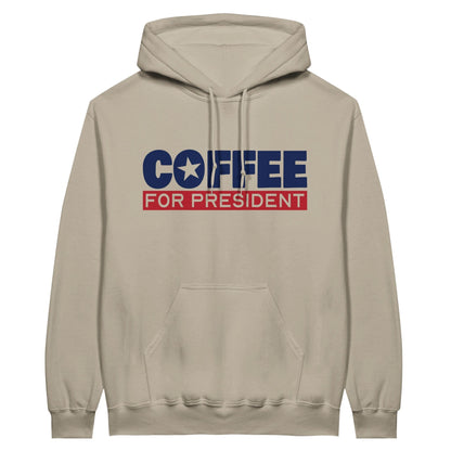 Good Bean Gifts "Coffee For President" -Classic Unisex Pullover Hoodie Sand / S