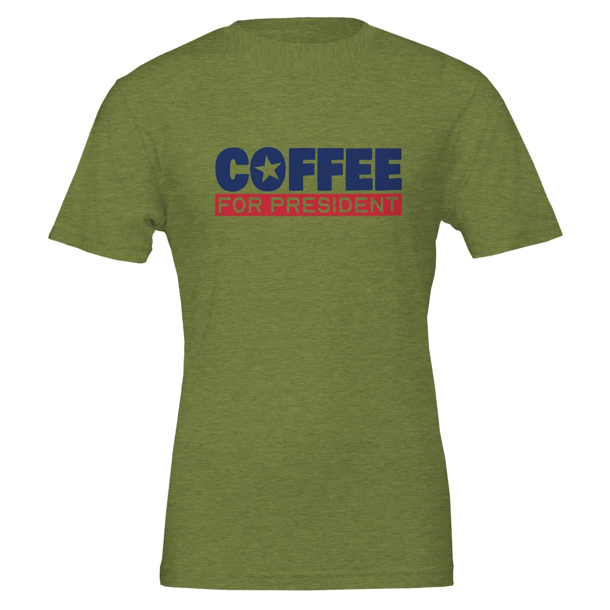 Good Bean Gifts "Coffee For President" Unisex Crewneck T-shirt | Bella + Canvas 3001