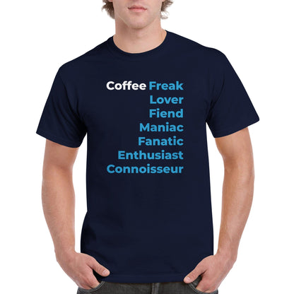 Good Bean Gifts Coffee Freak - Unisex Crewneck T-shirt Navy / S