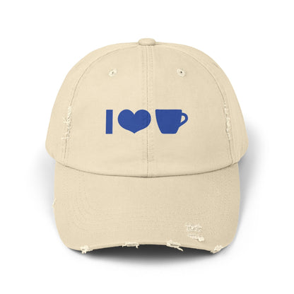 Good Bean Gifts Coffee Icon Unisex Distressed Cap