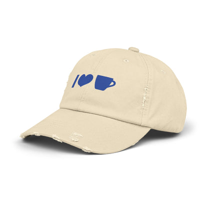 Good Bean Gifts Coffee Icon Unisex Distressed Cap