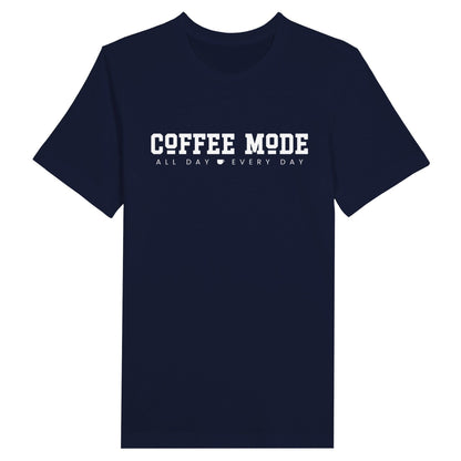 Good Bean Gifts "Coffee Mode" - Unisex Crewneck T-shirt Navy / S