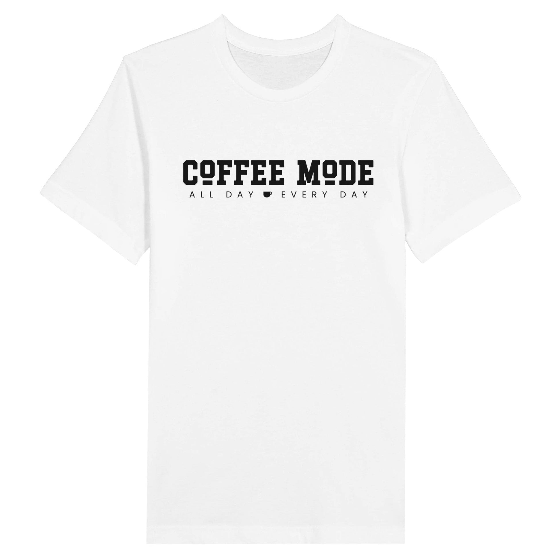 Good Bean Gifts "Coffee Mode" - Unisex Crewneck T-shirt White / S