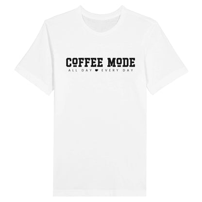 Good Bean Gifts "Coffee Mode" - Unisex Crewneck T-shirt White / S