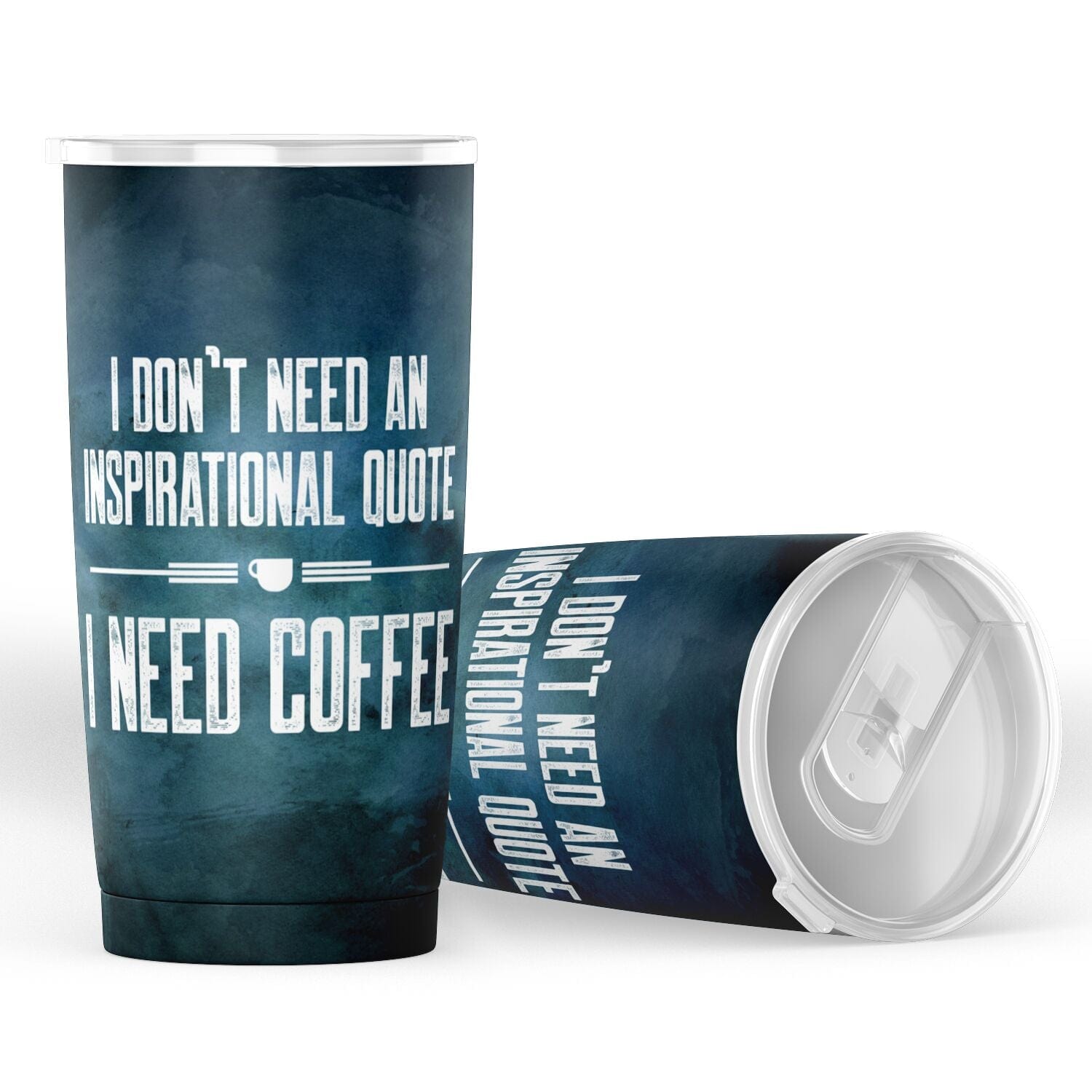 Good Bean Gifts "Coffee not Quotes" 20oz Coffee Tumbler - All Over Print 20oz