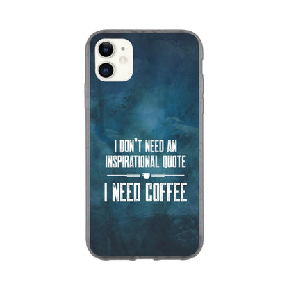 Good Bean Gifts "Coffee not Quotes" Bio Phone Case iPhone 11