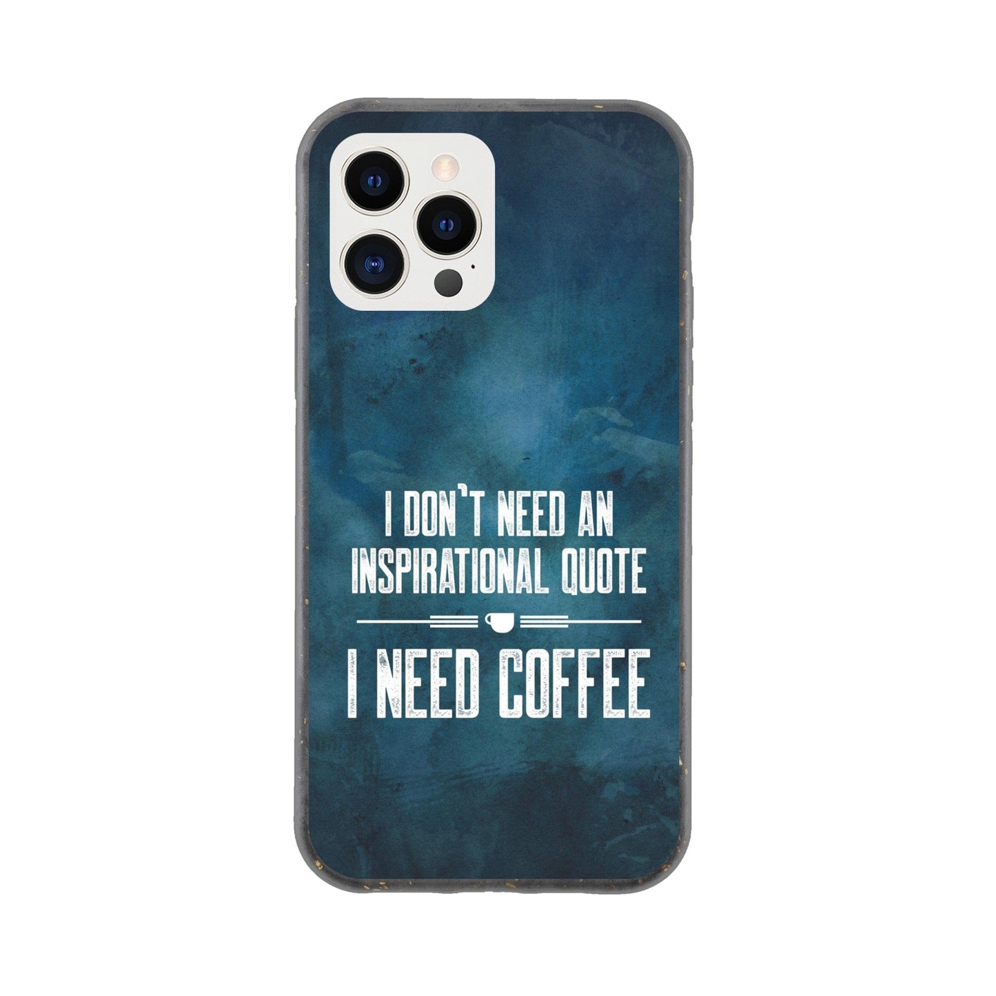 Good Bean Gifts "Coffee not Quotes" Bio Phone Case iPhone 12 Pro