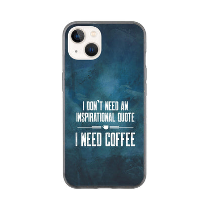 Good Bean Gifts "Coffee not Quotes" Bio Phone Case iPhone 13