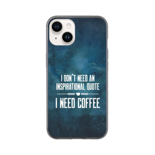 Good Bean Gifts "Coffee not Quotes" Bio Phone Case iPhone 14