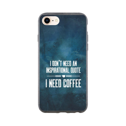 Good Bean Gifts "Coffee not Quotes" Bio Phone Case iPhone SE