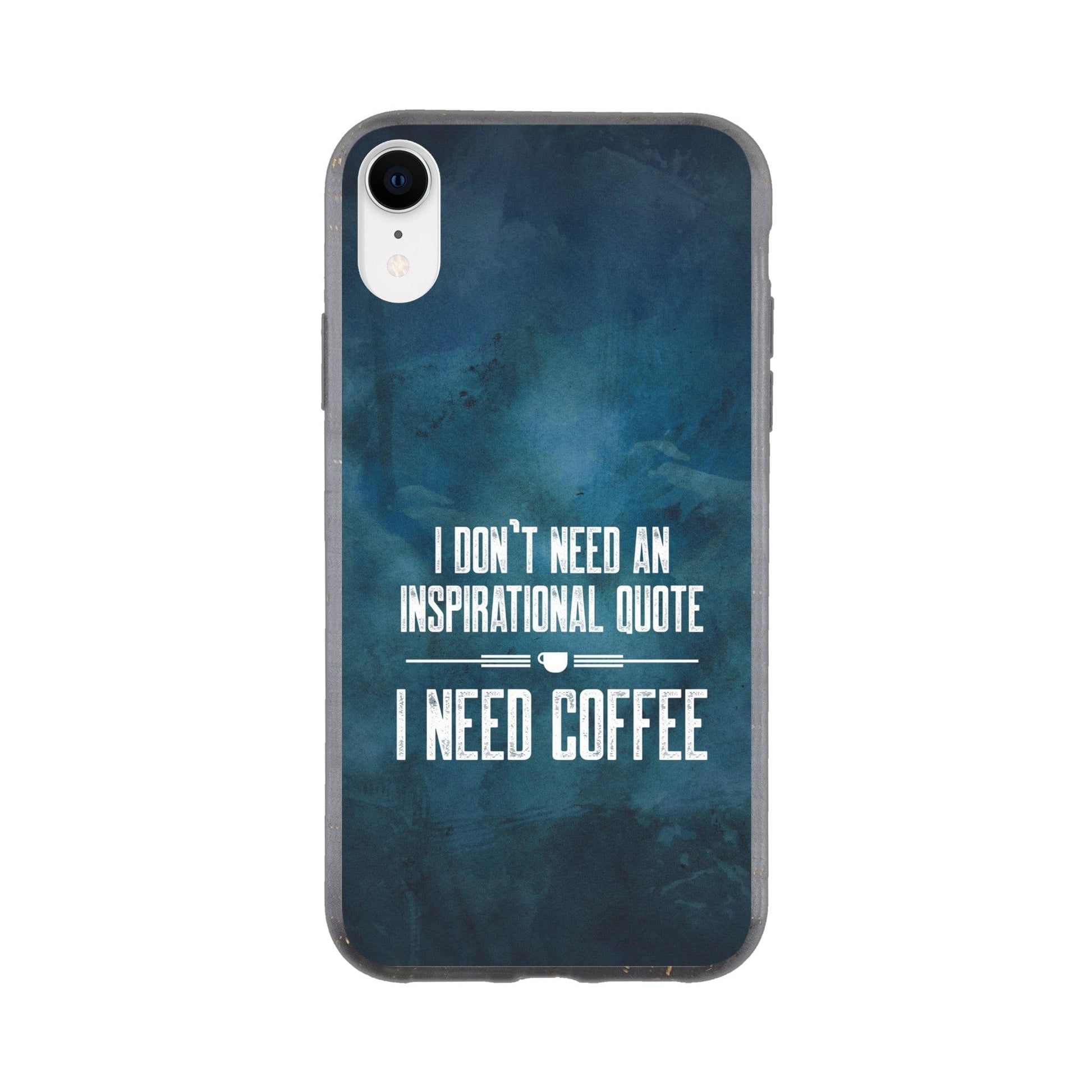 Good Bean Gifts "Coffee not Quotes" Bio Phone Case iPhone XR