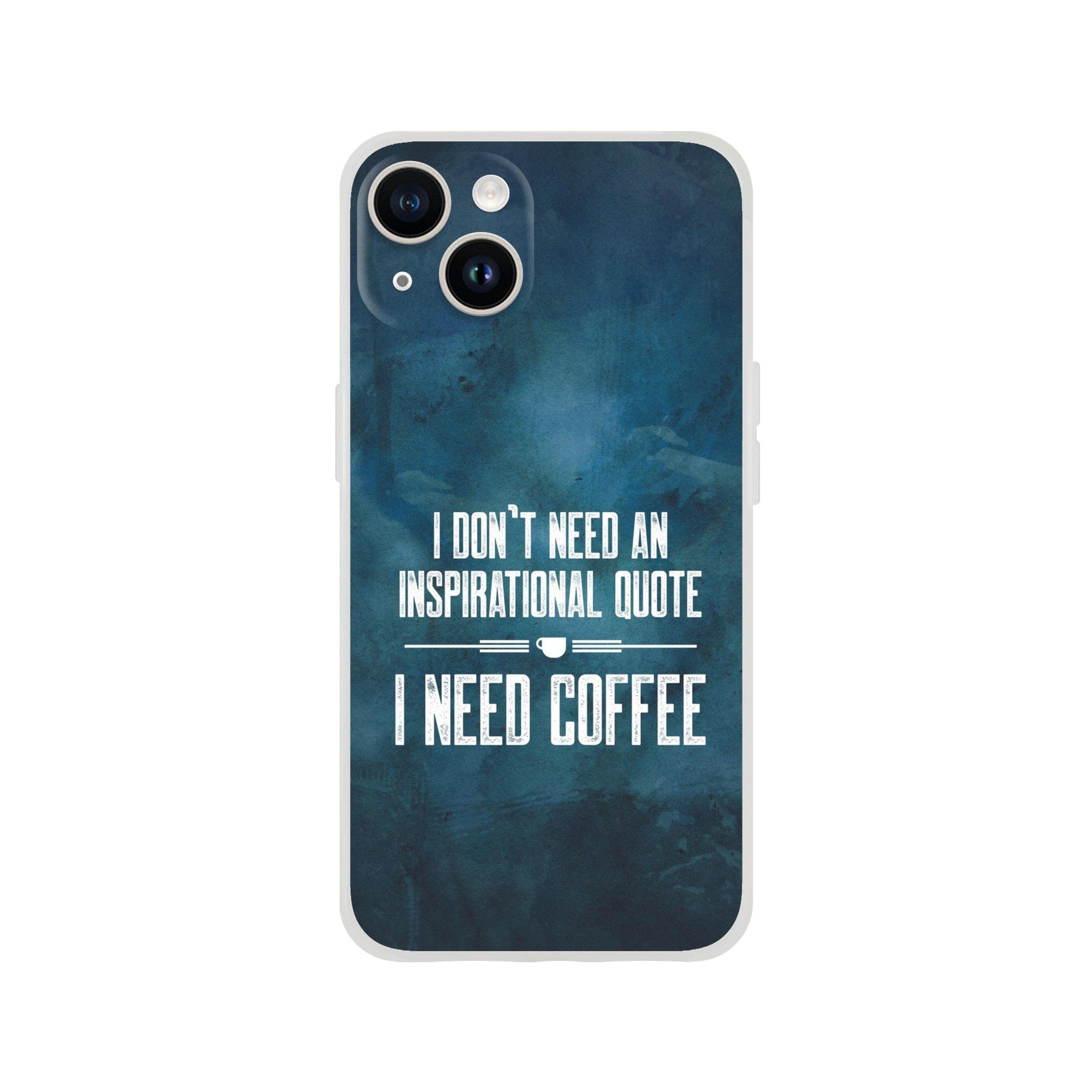 Good Bean Gifts "Coffee not Quotes" Flexi Cell Phone Case iPhone 14