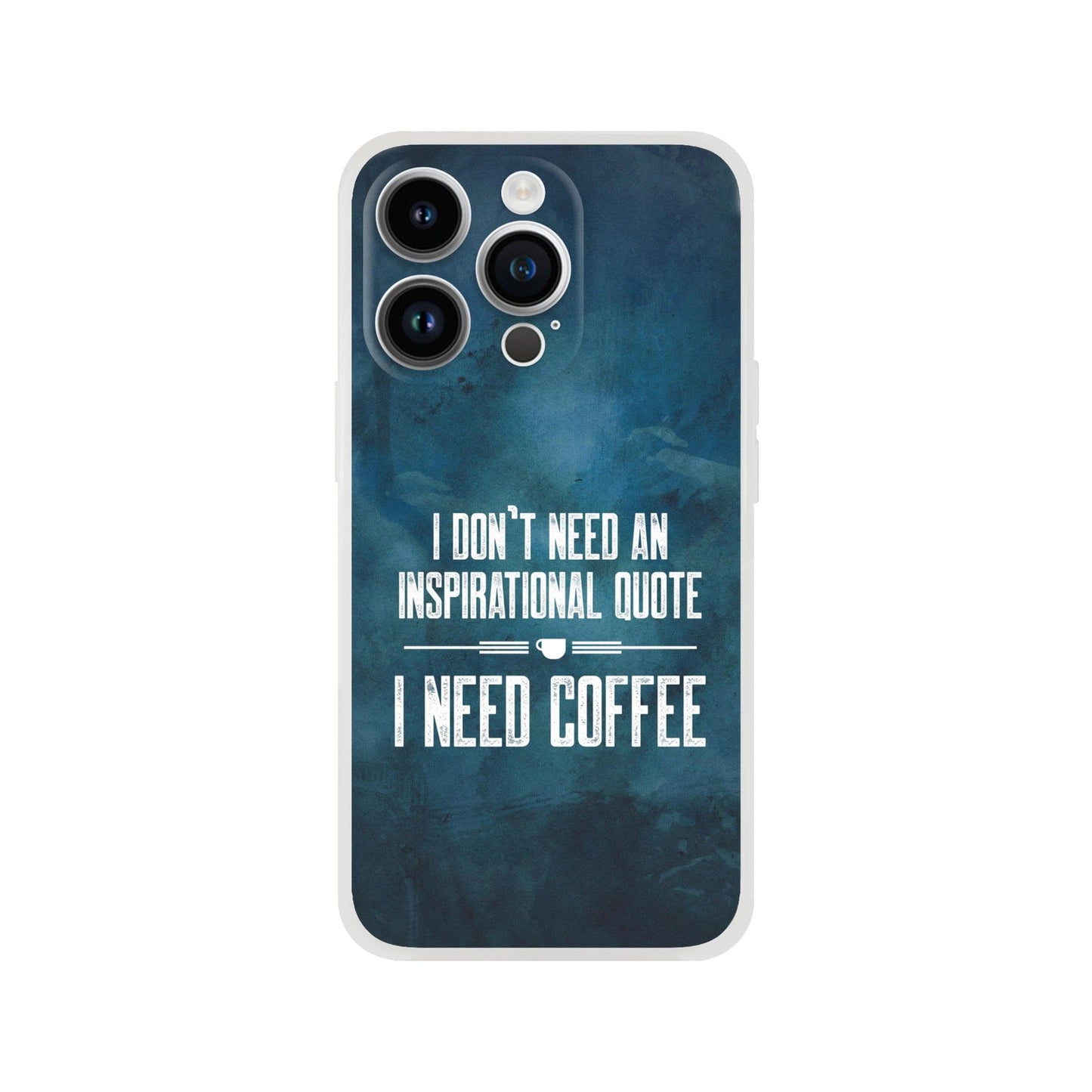 Good Bean Gifts "Coffee not Quotes" Flexi Cell Phone Case iPhone 14 Pro