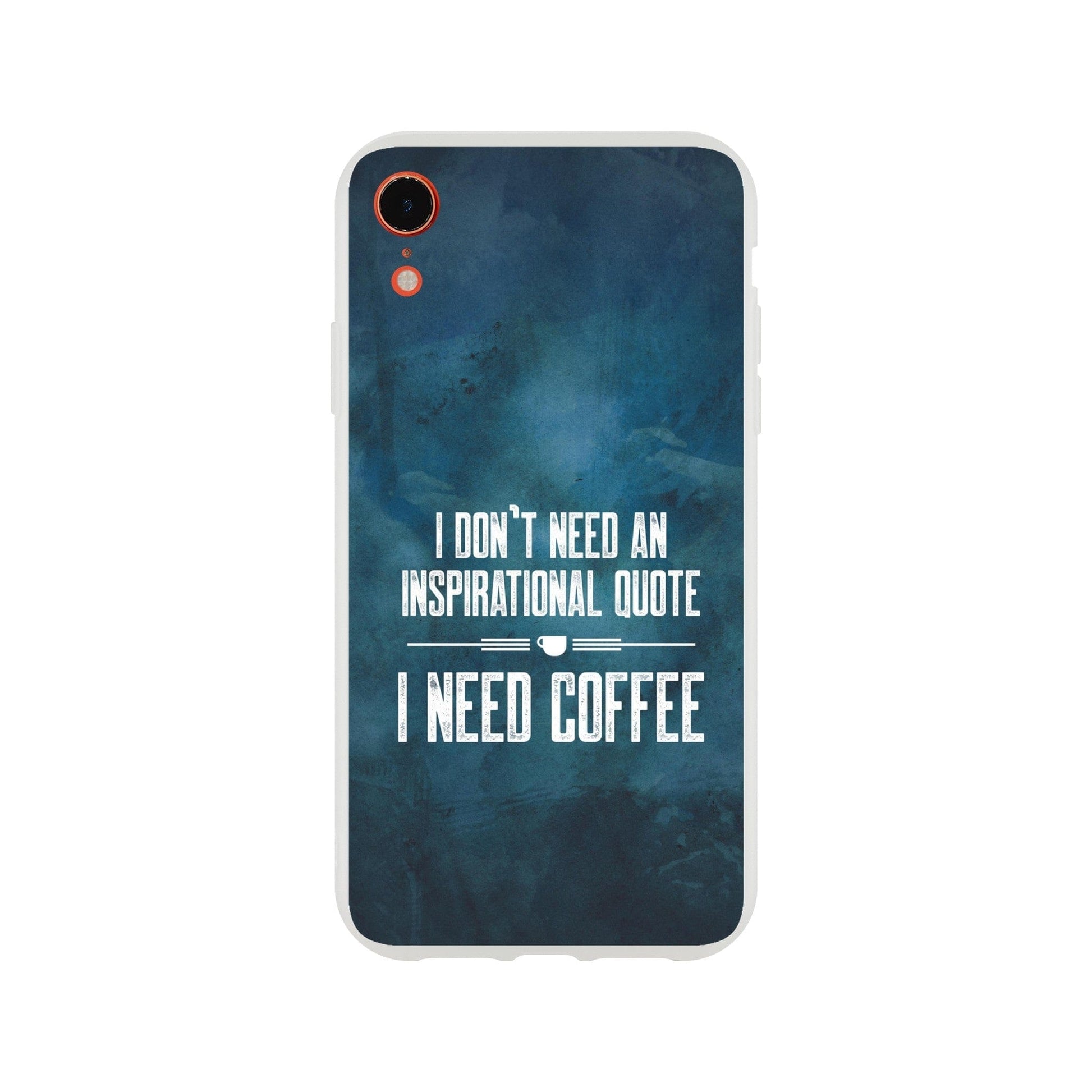 Good Bean Gifts "Coffee not Quotes" Flexi Cell Phone Case iPhone XR