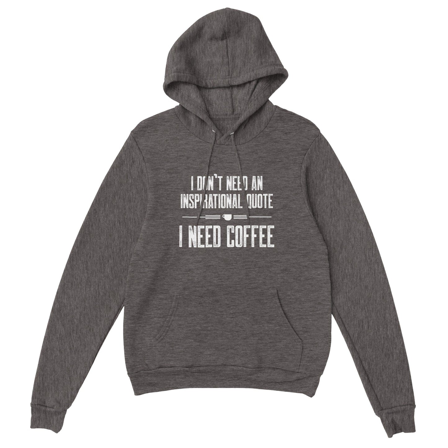 Good Bean Gifts Coffee not Quotes - Pullover Hoodie Charcoal Heather / XS