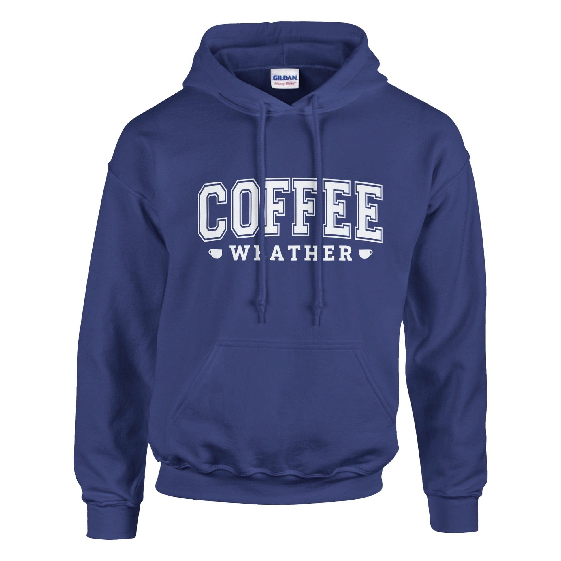 Good Bean Gifts "Coffee Weather" - Classic Unisex Pullover Hoodie | Gildan® 18500 Purple / 3XL