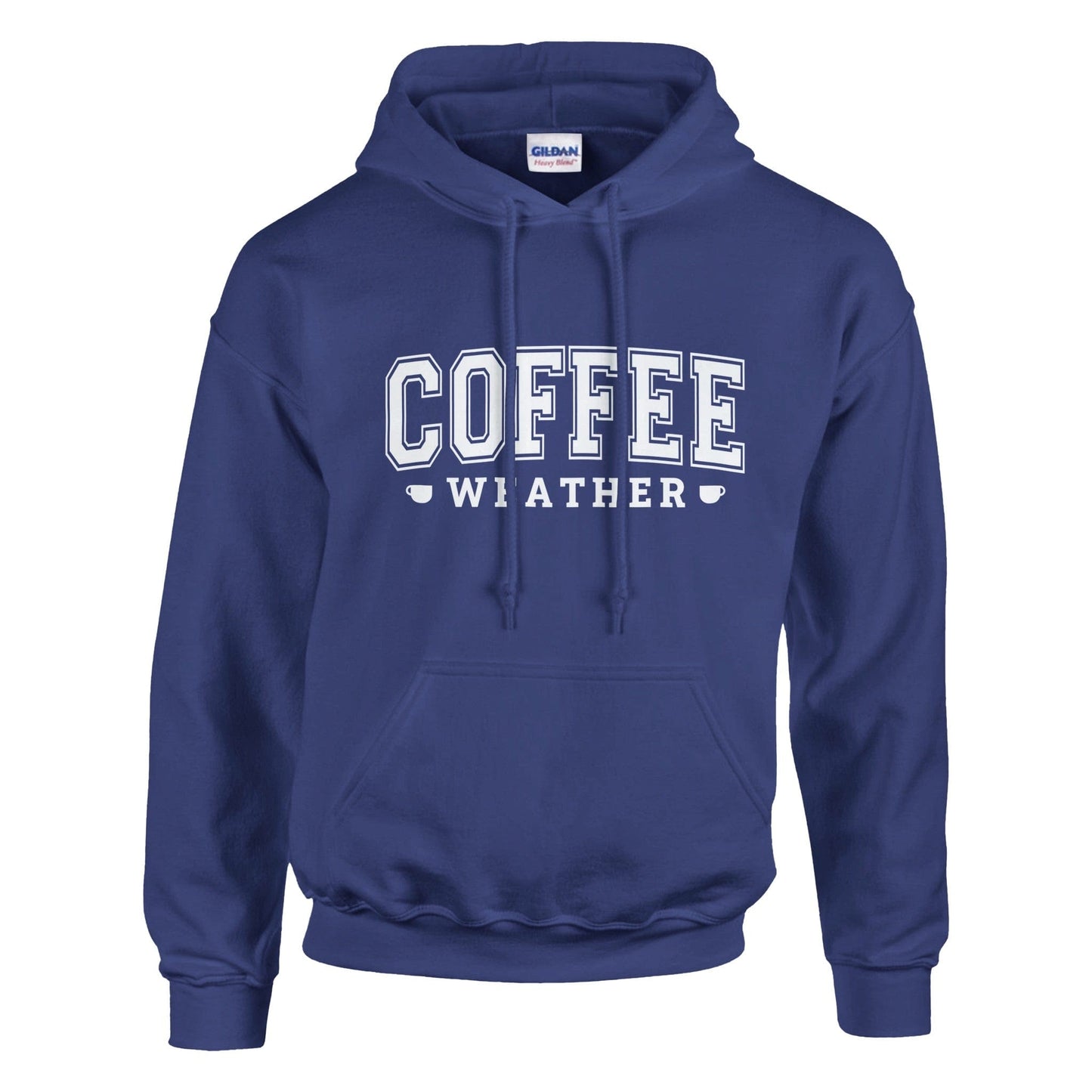 Good Bean Gifts "Coffee Weather" - Classic Unisex Pullover Hoodie | Gildan® 18500 Purple / M