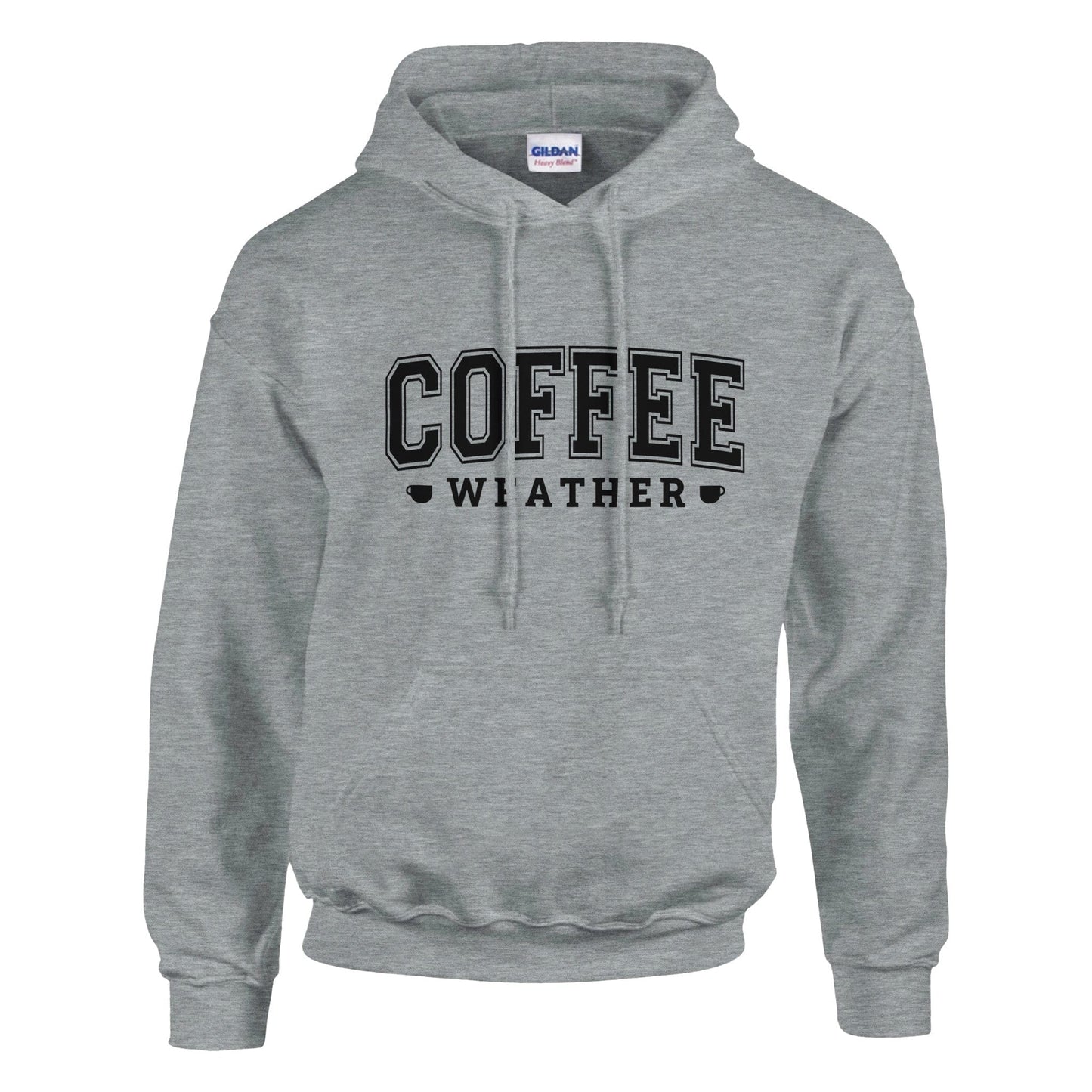 Good Bean Gifts "Coffee Weather" - Classic Unisex Pullover Hoodie | Gildan® 18500 Sport Grey / 2XL