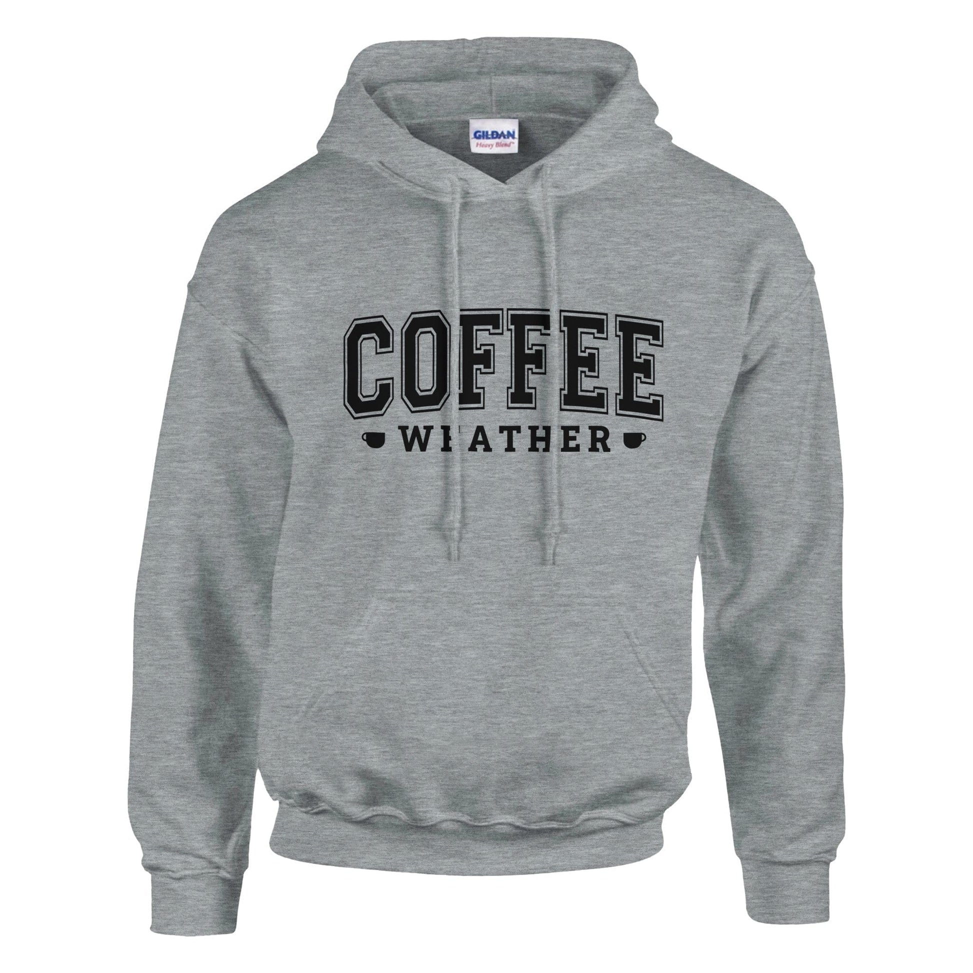 Good Bean Gifts "Coffee Weather" - Classic Unisex Pullover Hoodie | Gildan® 18500 Sport Grey / 3XL