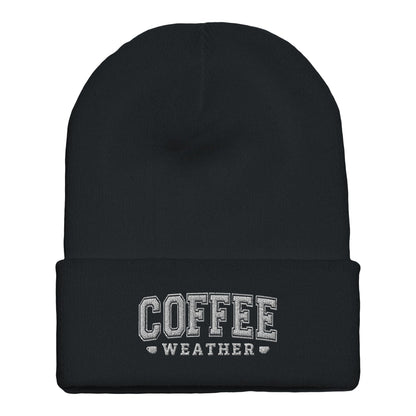 Good Bean Gifts "Coffee Weather" Cuffed Beanie