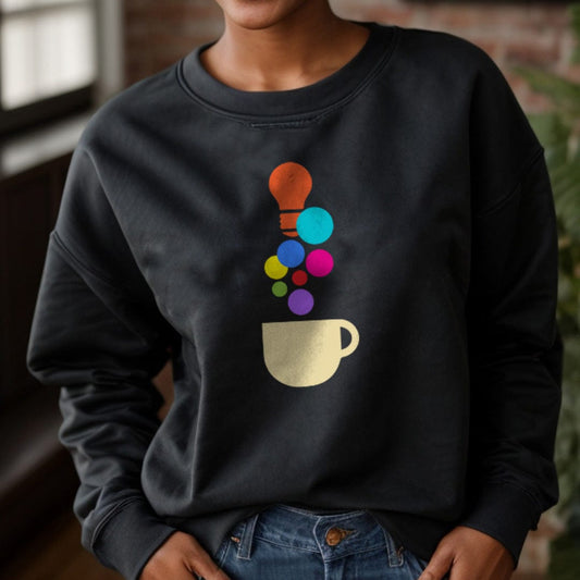 Good Bean Gifts "Creativity in a Cup" - Classic Unisex Crewneck Sweatshirt