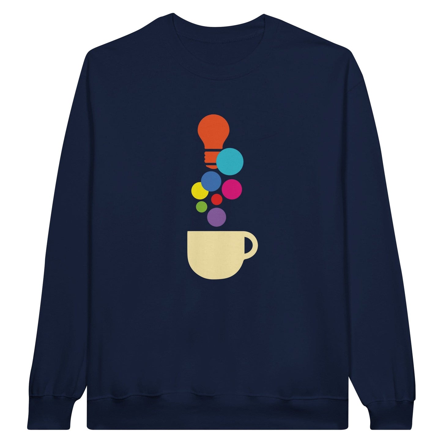 Good Bean Gifts "Creativity in a Cup" - Classic Unisex Crewneck Sweatshirt S / Navy